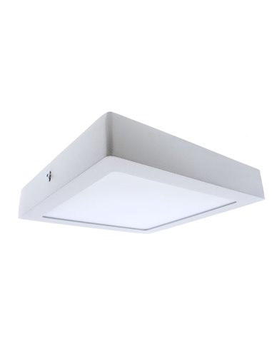 Plafón LED Gelys IP54 18W 4000K cuadrado blanco