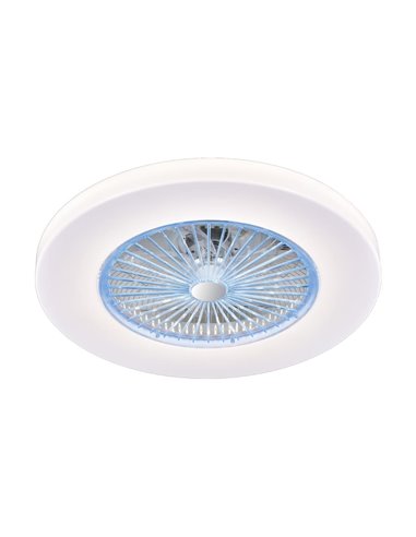 Ventilador Kitale LED com motor DC regulável