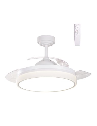 Ventilador LED de lâminas retráteis Vera 35W