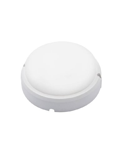 Aplique LED redondo Mushie 12W 6500K IP65