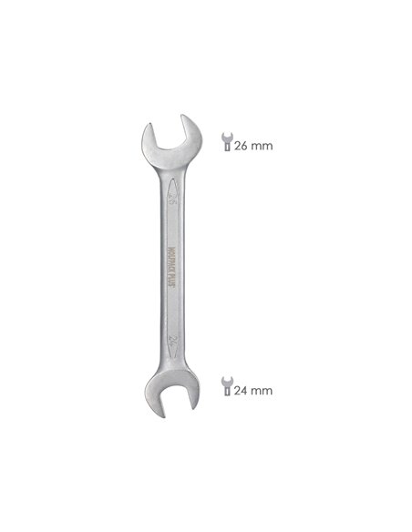 Llave Fija Plus Acero Cromo Vanadio 24x26 DIN 3110. Llave Fija, Llave Fija Doble