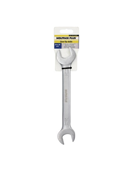 Llave Fija Plus Acero Cromo Vanadio 24x26 DIN 3110. Llave Fija, Llave Fija Doble