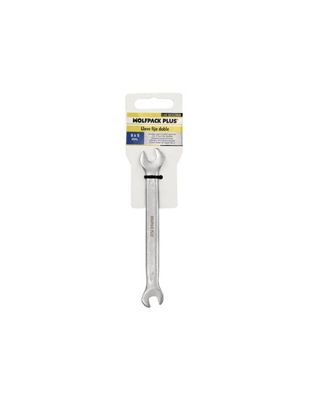 Llave Fija Plus Acero Cromo Vanadio 8x9 DIN 3110. Llave Fija, Llave Fija Doble