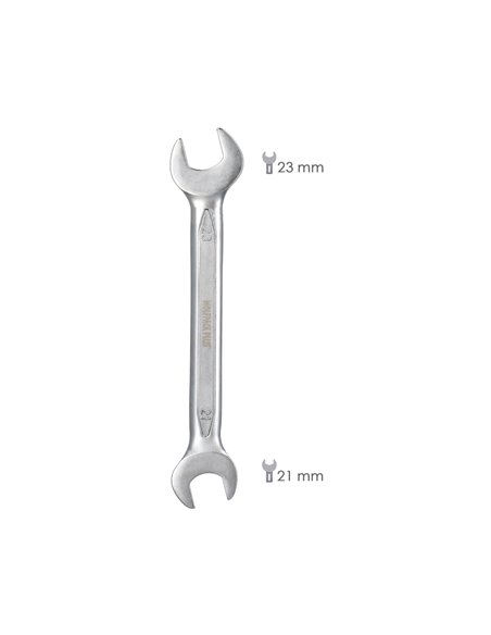 Llave Fija Plus Acero Cromo Vanadio 21x23 DIN 3110. Llave Fija, Llave Fija Doble