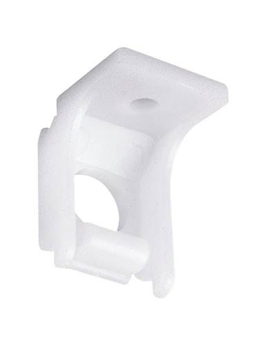 Profil d'étrier pour rail P-909 blanc (boîte 50 unités)