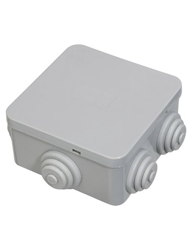 Surface Watertight Box With Clip 80x80x40 mm.