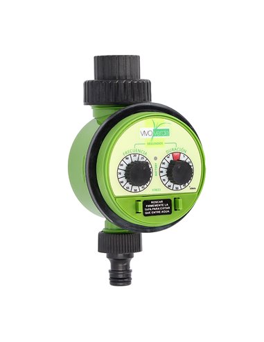  Programmatore Nebulizzazione/Irrigazione Giardino, Rubinetti Analogici 3/4"