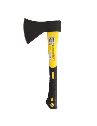  Ax Head 800 Grams Forged, With Fiberglass Handle, Firewood Axe, Branch Axe, Light and Resistant