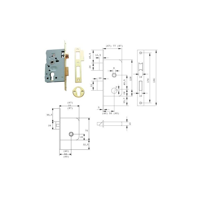 Cerradura Tesa 2015-hl/40