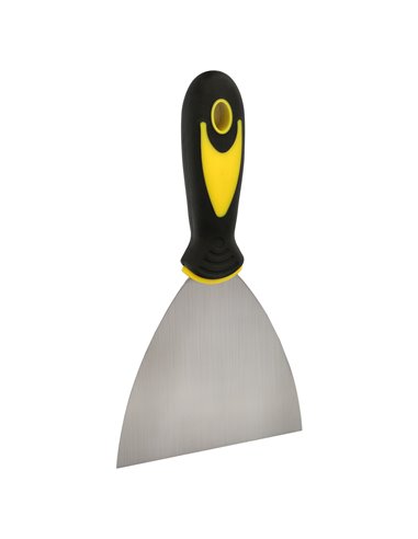 Spatula 120 mm. Rubber and Stainless Steel Handle