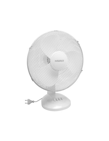  Maurer Table Fan Ø 40 cm. 45 W. Large blades, Adjustable tilt, 3 speeds