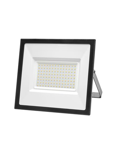 Flacher LED-Strahler Leistung 10 Watt. 8000 Lumen. Weißes Licht 4000ºK Schutz IP65. Aluminiumgehäuse. Außen-/Innenstrahler.