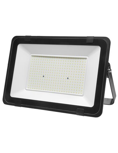 Flat Led Spotlight Power 300 Watt. 24000 Lumens. White light 4000ºK Protection IP65. Aluminum body. Outdoor/Indoor Spotlight