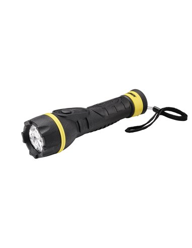 Linterna Led 1 Watt. Con Goma Antideslizante Protección Ip44. 55 Lumenes 2 Baterias AA (No Incluidas)