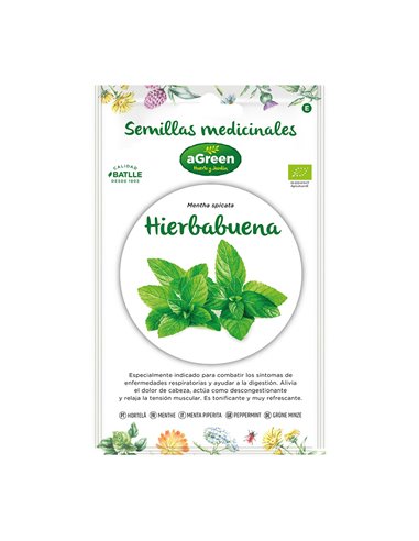 Sobre semillas hierbabuena "medicinal" eco 857005bolsh agreen