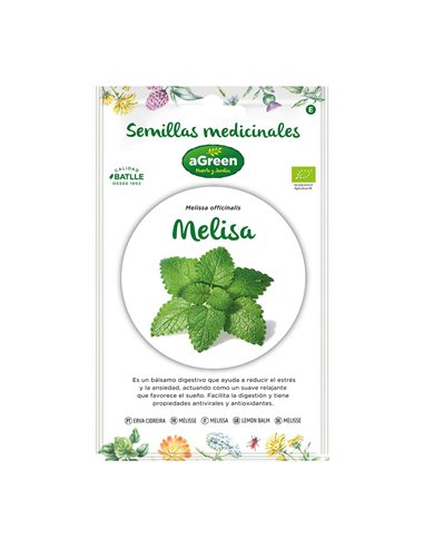 Sobre semillas melisa "medicinal" eco 857007bolsh agreen