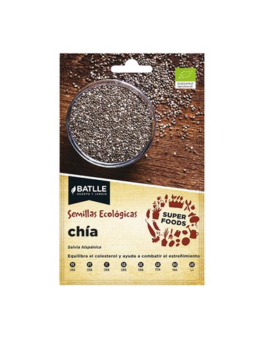 Sobre semillas chia "super foods" eco 680006bols batlle