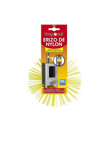 Deshollinador erizo de nylon ø150mm fuegonet 231541 massó