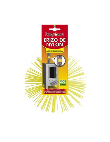 Deshollinador erizo de nylon ø200mm fuegonet 231540 massó