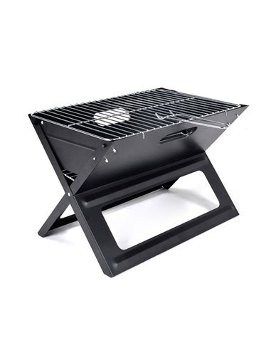 Barbacoa plegable en forma de x