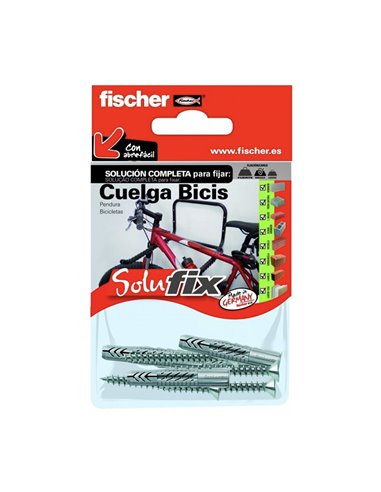 Kit de fixação de cabide de bicicleta Solufix