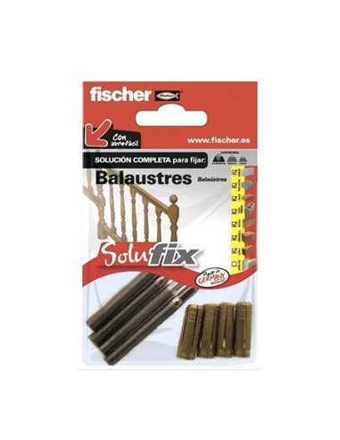 Kit fijación balaustres 502697 solufix fischer