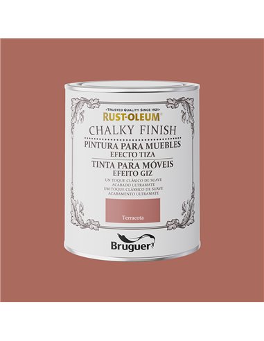 Rust-oleum chalky finish mueble terracota 0,750l 5733893 bruguer