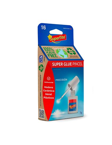 Blister Adesivo Instantâneo 7g com Pincel 2416 Supertite