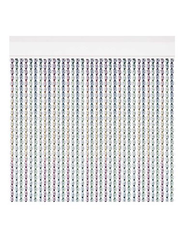 Cortina de porta modelo "Cantabria" multiColor 90x210cm M61671 Acudam