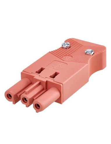 CONECTOR RAPIDO AÉREO HEMBRA 3P ROJO