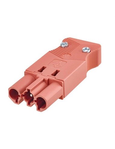 Conector rápido aéreo M 3P rojo