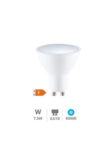 Lámpara LED dicroica 7,5W GU10 6000K