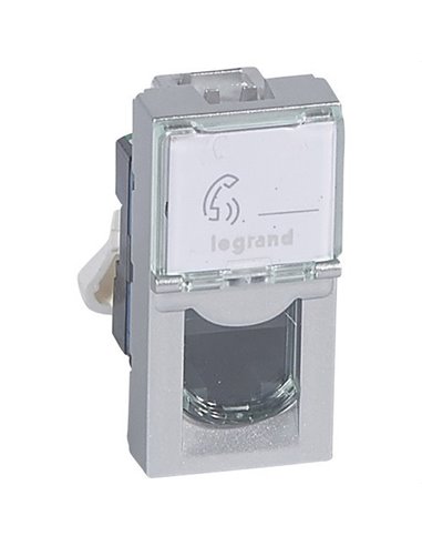 MOSAIC II RJ45 C6 UTP 1M ALU