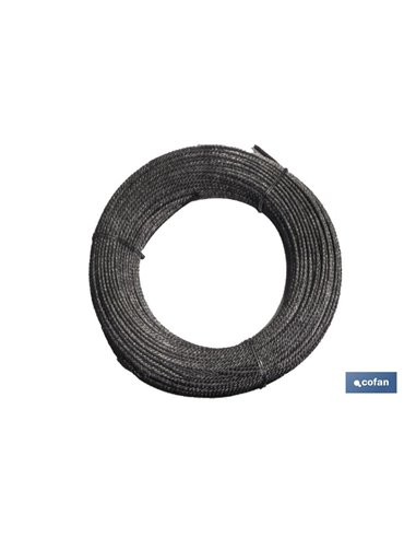 Rolo Cabo Galvanizado 50M 8mm D-1770 6x19+1