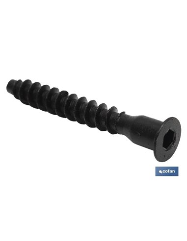 Tornillo de ensamblar zincado 5 x 50, blíster 6 uds.