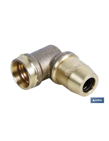 Codo Conector 90º  R A5 Tubo 10x1,25