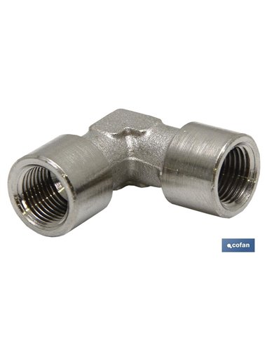 6550 Micro Series - Metric Union Elbow - Elbow - Push-In Nickel