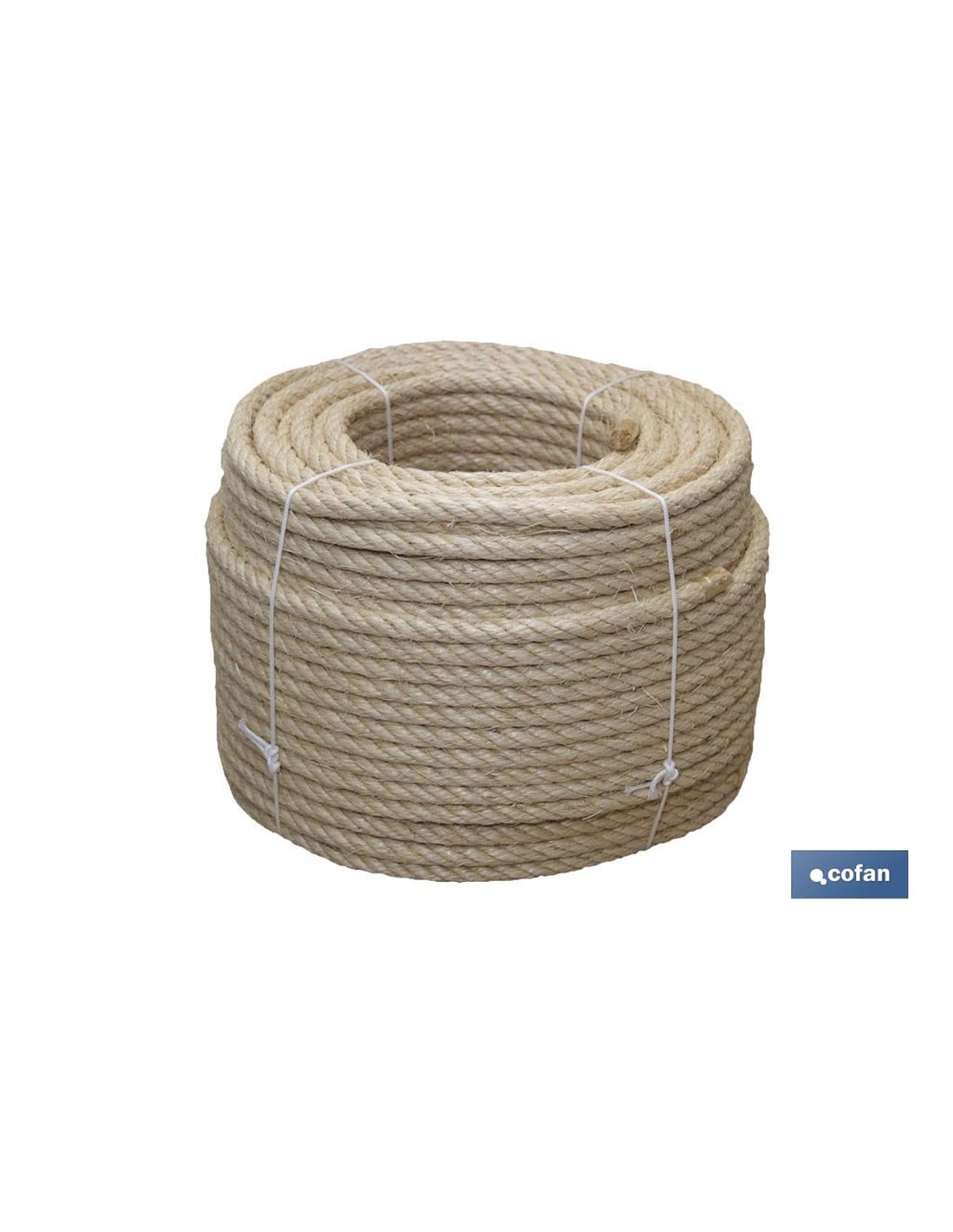 Corde Sisal - torsadée - fibres naturelles - sur bobine