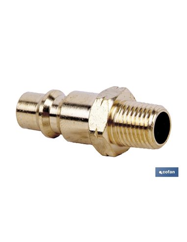 Conector Aire Macho 1/4 Gran Caudal