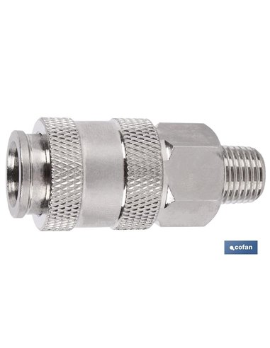 Enchufe Rapido Universal Macho 1/4'