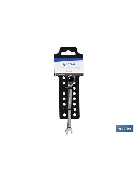 Llave Combinada Carraca Revers. 16mm