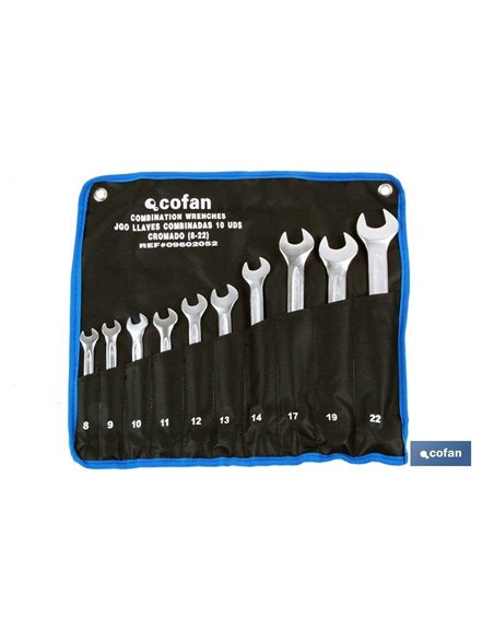 Set 12 Pcs Llaves Combinadas De 6 A 17