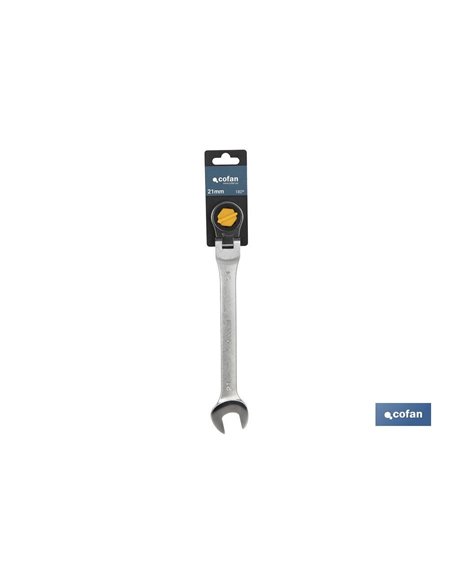 Llave Combinada Articulada 180º De Carraca 23mm
