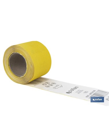 Rollo Lija De Papel 100 X 25 M. G.180