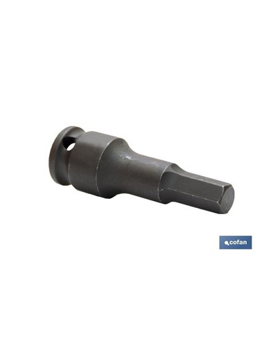 Soquete de Impacto 3/8 Hexag. Macho 4mm