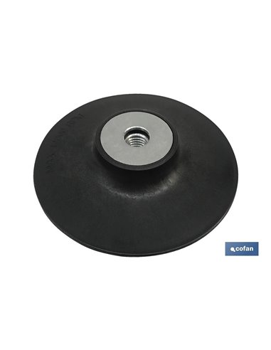 Plato para  Discos Fibra Y Semiflexibles 115 X M14