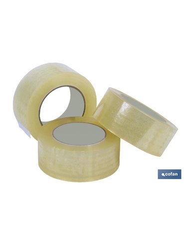 Precinto Acrilico Transparente 45 Micras 48mm X 66mts