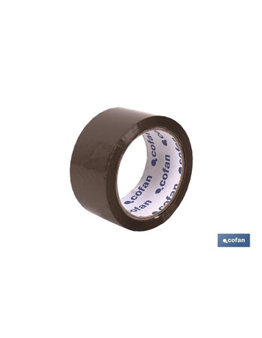 Precinto Acrilico Marron 45 Micras 48 Mm X 66 Metros