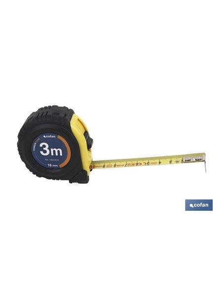 Flexómetro Protec. Goma 25mm X 5mts
