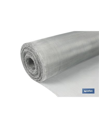 Malla Mosquitera Aluminio G-16x16  (0,8x25 M)